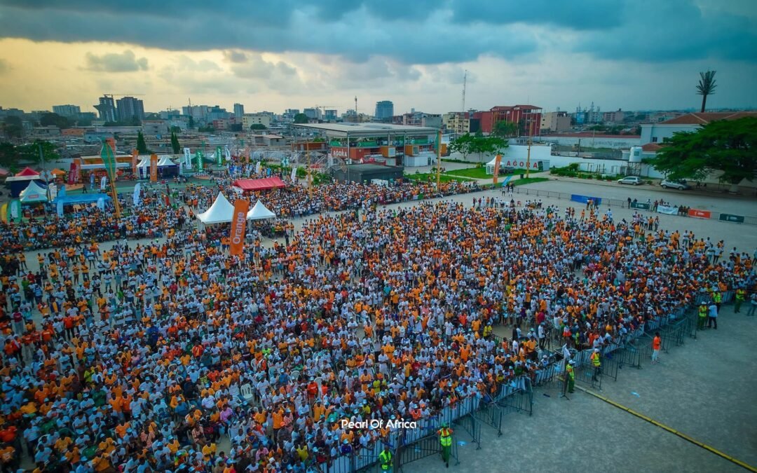 AFCON Ivory Coast 2023 : Supporters Gather at the AGORA CAN Village for the Final